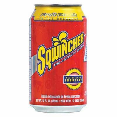 SQWINCHER 100105-FP Sports Drink,12 oz.,Fruit Punch G4050859