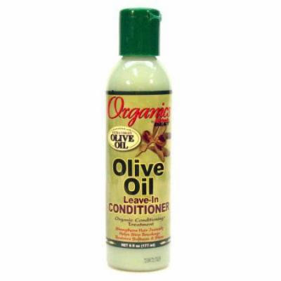 Africa's Best Organics Olive Oil Extra Virgin Leave-In Conditioner 6 oz. (Pack of 2)
