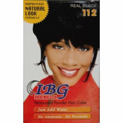 Ideal Black Gold Powder Hair Color - Real Black (Pack of 6)