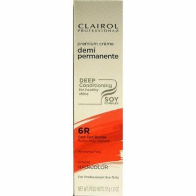 Clairol Premium Cr?me Demi Permanent Hair Color - #6R Dark Red Blonde 2 oz. (Pack of 2)
