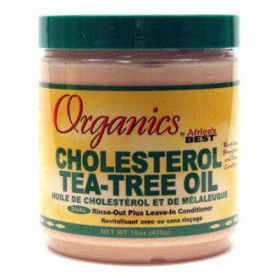 Africa's Best Organic Cholesterol Tea Tree Conditioner 15 oz. (Pack of 2)