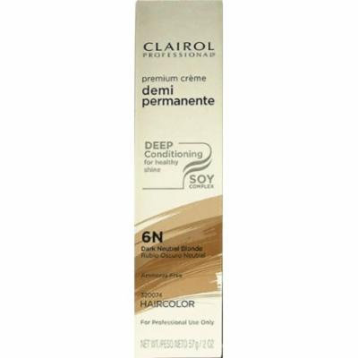 Clairol Premium Cr?me Demi Permanent Hair Color - #6N Dr Neutral Blonde 2 oz. (Pack of 2)