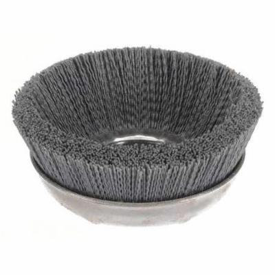 WEILER 14516 Cup Brush, 6 In D, Wire 0.040/120 In