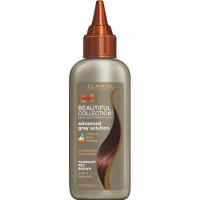 Clairol Beautiful Collection Advanced Gray Solution Hair Color - #4R - Maho Red/Brown 3 oz. (Pack of 6)