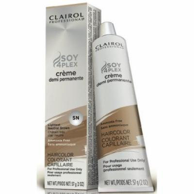 Clairol Premium Crème Demi Permanent Hair Color - #5N Lightest Neutral Brown 2 oz. (Pack of 6)