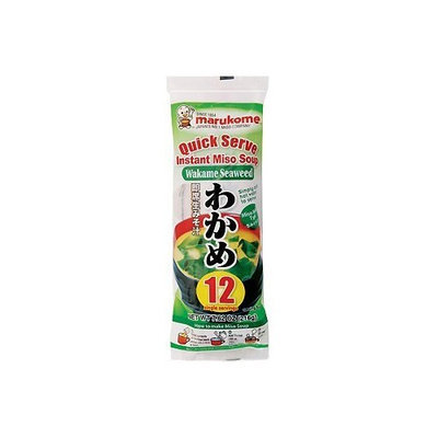 Marukome Quick Serve Instant Miso Soup (Wakame Seaweed)