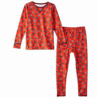 Cuddl Duds Toddler Boys Raccon & Bear Thermal Underwear Base Layer Set 2T-3T