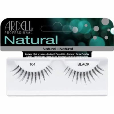 Ardell Fashion Lashes False Eyelashes - #104 Black (Pack of 4)