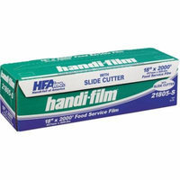 Handi-Foil of America Handi-Film Standard Clear Cling Film with Slide Cutter, 2000 ft