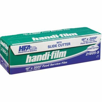 Handi-Foil of America Handi-Film Standard Clear Cling Film with Slide Cutter, 2000 ft