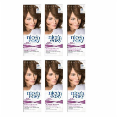 Clairol Nice N' Easy Hair Color #755, Light Brown (Pack of 6) Uk Loving Care