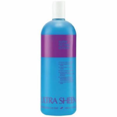 Johnson Ultra Sheen Super Setting Lotion 33.8 oz. (Pack of 6)