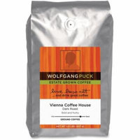 Wolfgang Puck Vienna Coffee House Ground Coffee Ground - Caffeinated - Rich Aroma - Dark - 32 oz - 1 Each