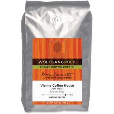 Wolfgang Puck Vienna Coffee House Ground Coffee Ground - Caffeinated - Rich Aroma - Dark - 32 oz - 1 Each