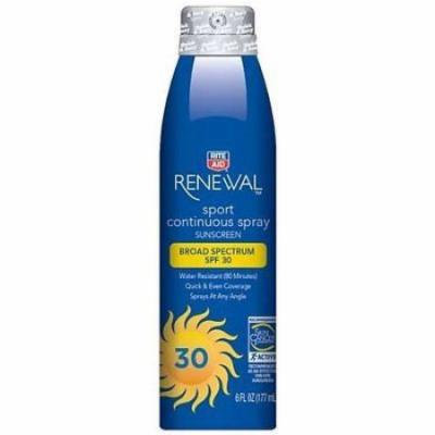 Rite Aid Sport Sunscreen Spf 30 6 Oz.