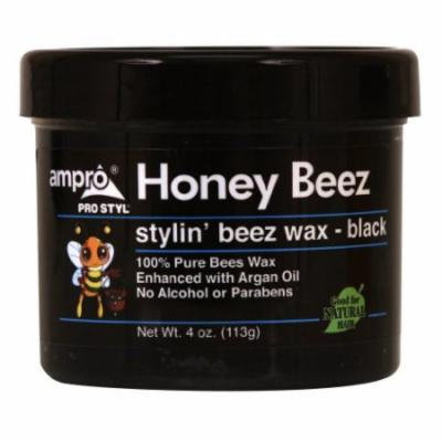 Ampro Honey Beez Wax - Black 4 oz. (Pack of 2)