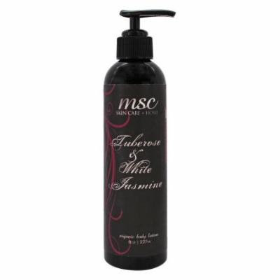 MSC Skin Care + Home - Organic Body Lotion Tuberose & White Jasmine - 8 oz.