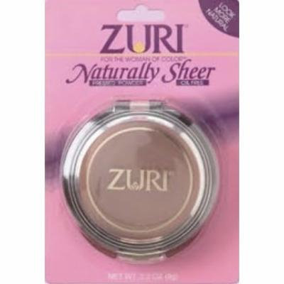 Zuri Naturally Sheer Pressed Powder Natural Brown
