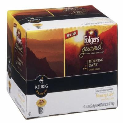 Folgers Morning Cafe Kcup Coffee, 12 CT (Pack of 6)