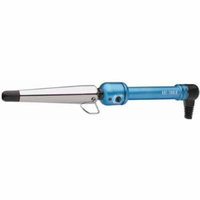 HOT TOOLS HTBL1852 Ice Titanium Large Tapered Curling Iron, Blue, 3/4 Inch to 1 1/4 Inches Barrel