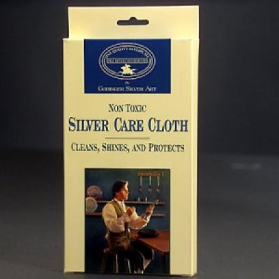 Non-Toxic Environmentally Safe Tarnish Inhibitor Silver Care Shine and Polishing Cloth Jewelry Dinnerware Cleaner