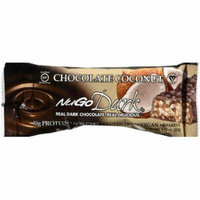 Nugo Dark Coconut Chocolate Bar, 1.76 oz, (Pack of 12)