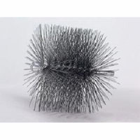 6'' Round Chimney Brush - 1/4'' thread