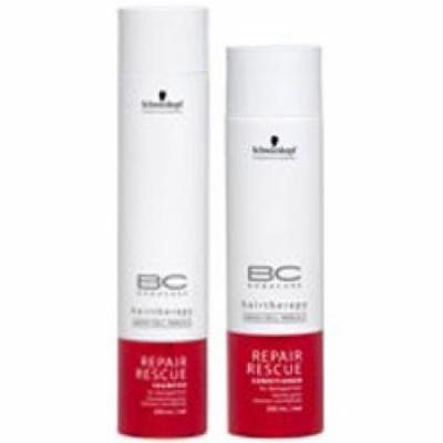 Schwarzkopf Bonacure Repair Rescue Shampoo (8.5oz) & Conditioner (6.8 oz) Duo