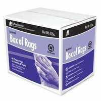 Buffalo 10180 Cloth Rag, Rcycld Cottn, 4 Lb. Box