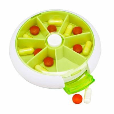 G-Force Rotating Travel Weekly Pill Organizer, 3.6X1 Inches