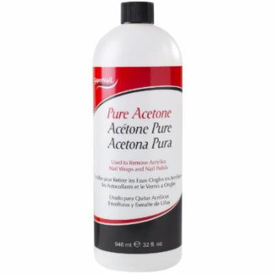 Super Nail Nail Polish Remover - Pure Acetone 32 oz. (Pack of 2)