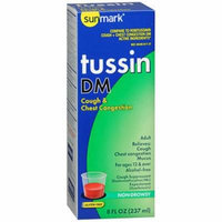 Sunmark Tussin DM Cough & Chest Congestion Liquid Original Flavor - 8 oz