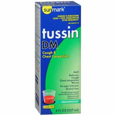 Sunmark Tussin DM Cough & Chest Congestion Liquid Original Flavor - 8 oz