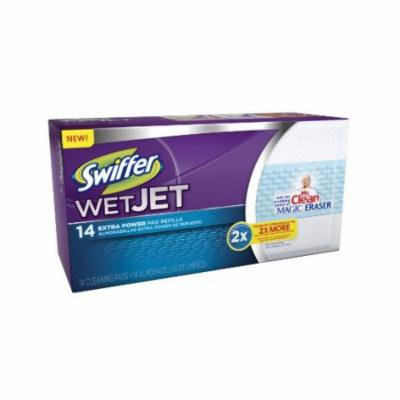 Swiffer Wetjet Pads with The Power of Mr. Clean Magic Eraser, 14 Count
