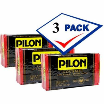 Pilon Gourmet Ground Coffee. 10 oz vac pack Pack of 3