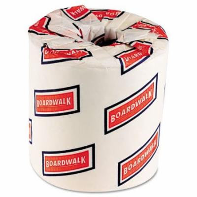 Boardwalk 6170 One-Ply Toilet Tissue Sheets, White, 1000 Sheets per Roll (Case of 96)