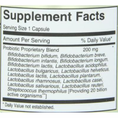 Maxi Health Active Pro-20 Intestinal Protection Probiotics, Healthy Flora, 60 Count
