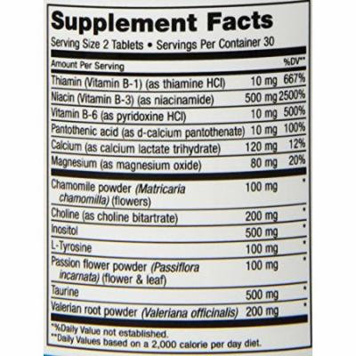 Maxi Health Max Relax - Stress Buster - Quick Acting - Non Addictive - 60 Tablets - Kosher