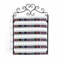 6-Tier Nail Polish Organization Rack,Wall Mount Nail Polish Holder