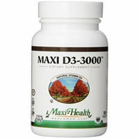 Maxi D3-3000 Nutrition Supplement, 180 Count by Maxi