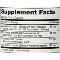 Maxi Health Livamax - Liver Formula - with Milk Thistle and Dandelion Root - 60 Capsules - Kosher