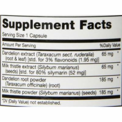 Maxi Health Livamax - Liver Formula - with Milk Thistle and Dandelion Root - 60 Capsules - Kosher