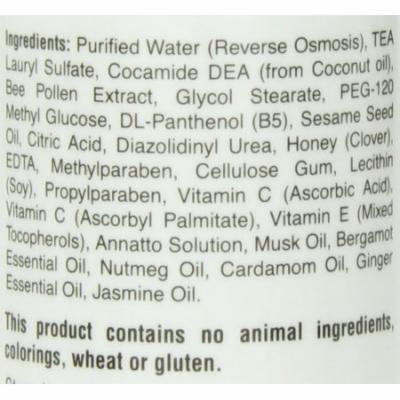 Maxi Health Bee Pollen - Cleanser - Hair Conditioning Shampoo & Body Wash - 8 Fluid Ounce Bottle