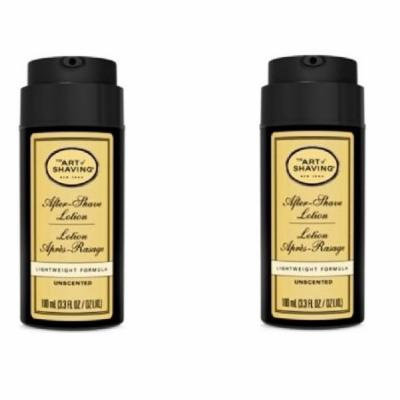 Art of Shaving After-Shave Lotion, Unscented 3.3 Oz (Pack of 2) (Unboxed)