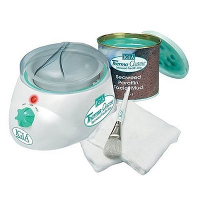 IGIA Therma Cleanse Seaweed Paraffin Wax, Body and Face Treatment (14 Ounces of Paraffin Mud)