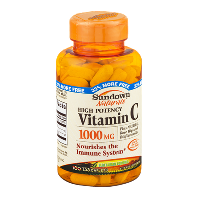 Sundown Naturals Vitamin C 1000mg Caplets - 133 CT