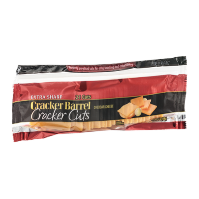 Cracker Barrel Cracker Cuts Extra Sharp Cheddar Cheese - 21 CT