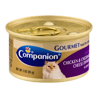 Companion Gourmet Food For Cats Chicken & Cheddar Cheese Dinner