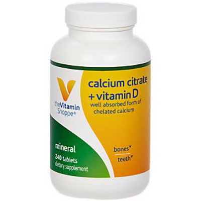 Vitamin Shoppe Calcium Citrate + Vitamin D