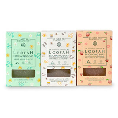 Earth Therapeutics Loofah Exfoliating Soap Set